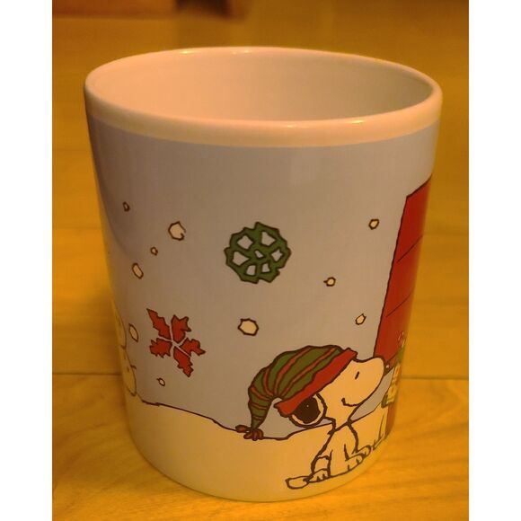 Snoopy & Woodstock & Christmas‎ Stockings Hanging on Doghouse & Snowman Mug 2016 - Picture 3 of 5